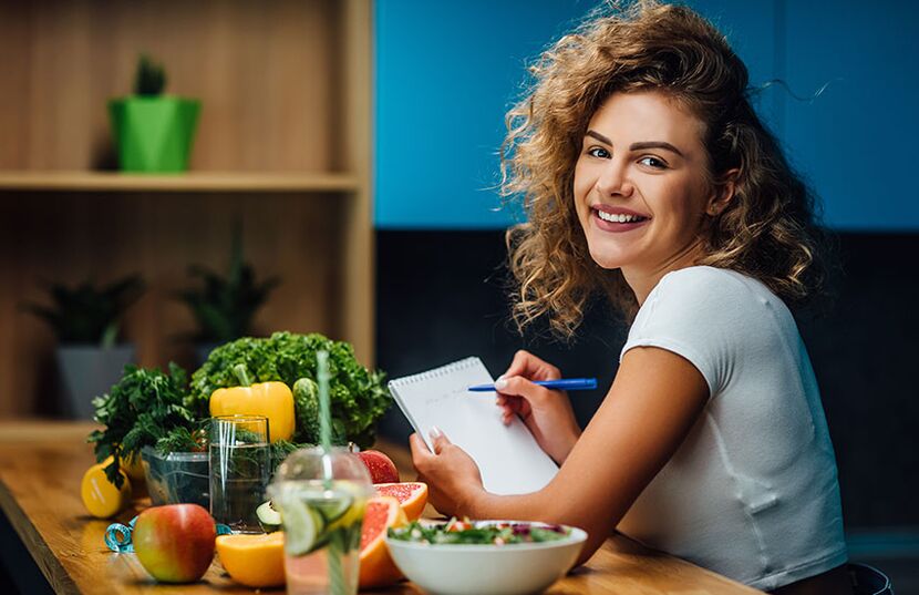 Actitud positiva de las niñas hacia la dieta